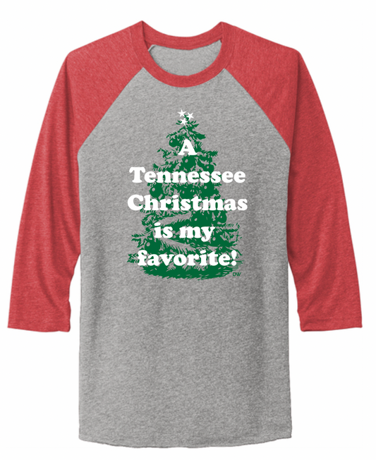 The Favorite TN Christmas Raglan