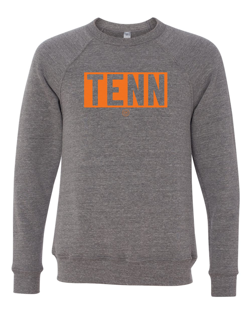 Tenn Block Design Crewneck Fleece Grey Triblend