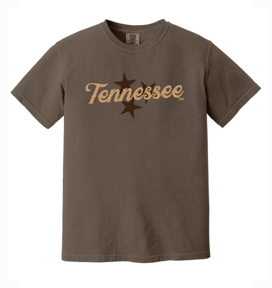 The Tennessee Script CC Tee - Brown