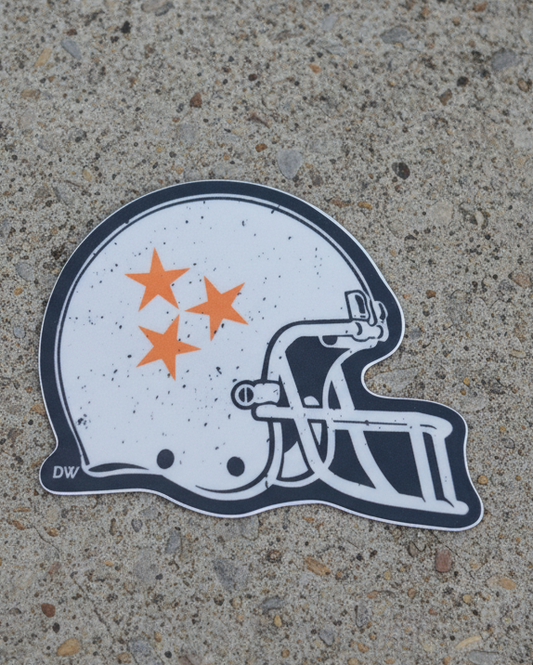 The TriStar Helmet Sticker