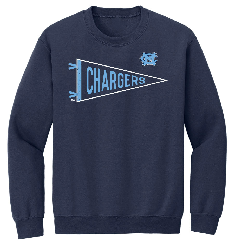 The Central Chargers Pennant Sweatshirt