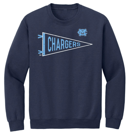 The Central Chargers Pennant Sweatshirt