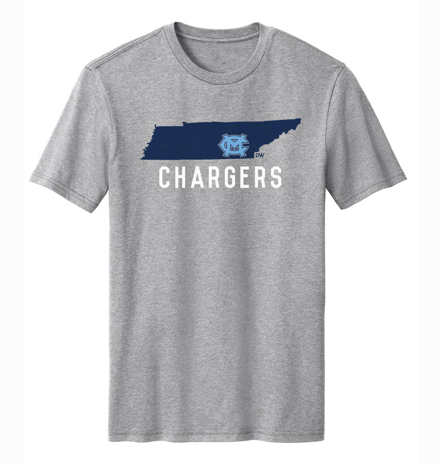 The Central Chargers State Tee