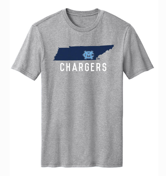 The Central Chargers State Tee