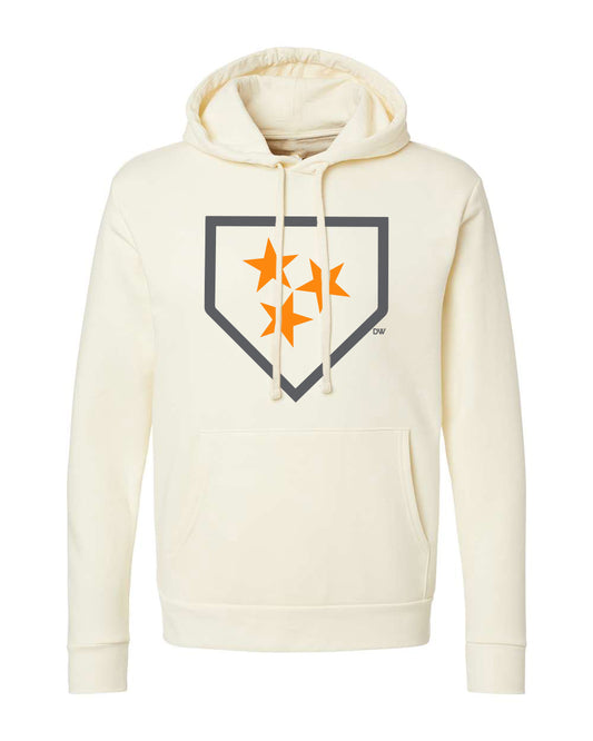 The Tristar Home Plate Hoodie - Natural