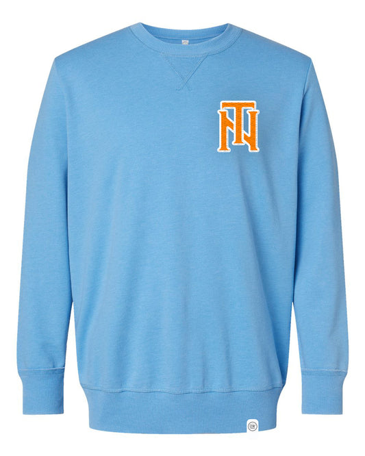 The TN Interlock Chenille Vintage Wash Sweatshirt - Sky Blue - PRE-ORDER