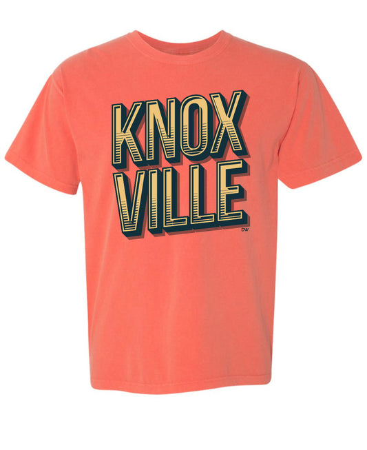 The Retro Knoxville Stacked Tee - PICK YOUR COLOR