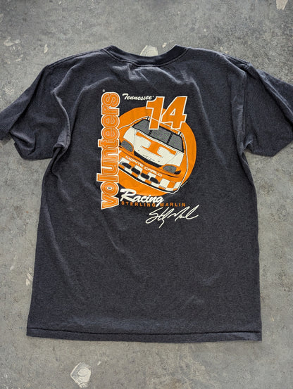 Vintage 90s Sterling Marlin NASCAR Vols Pinstripe Tee - L