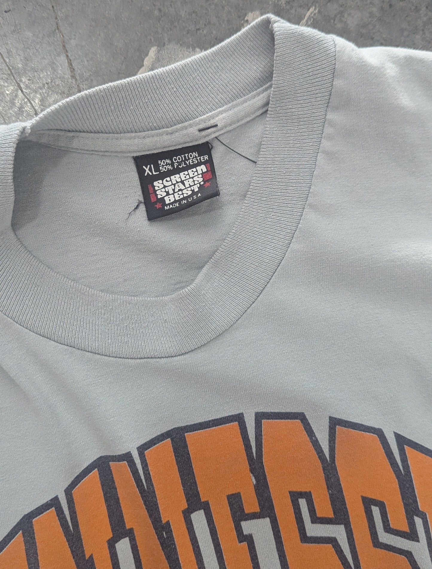 90's Grey Arched TN Screen Stars tee - XL
