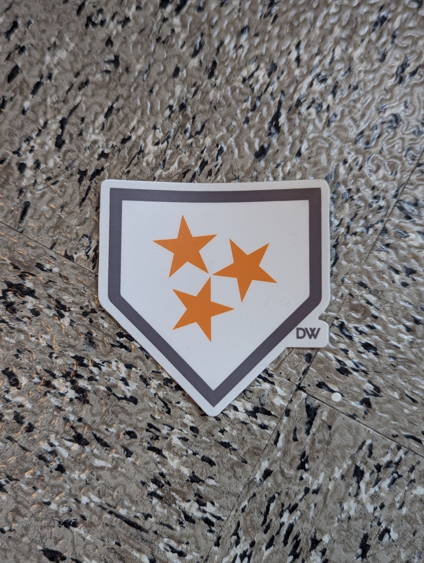 The Tristar Home Plate Sticker