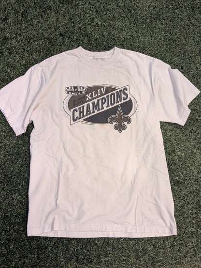 Super Bowl XLIV Reebok New Orleans Saints Tee - M