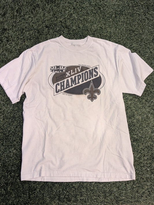 Super Bowl XLIV Reebok New Orleans Saints Tee - M