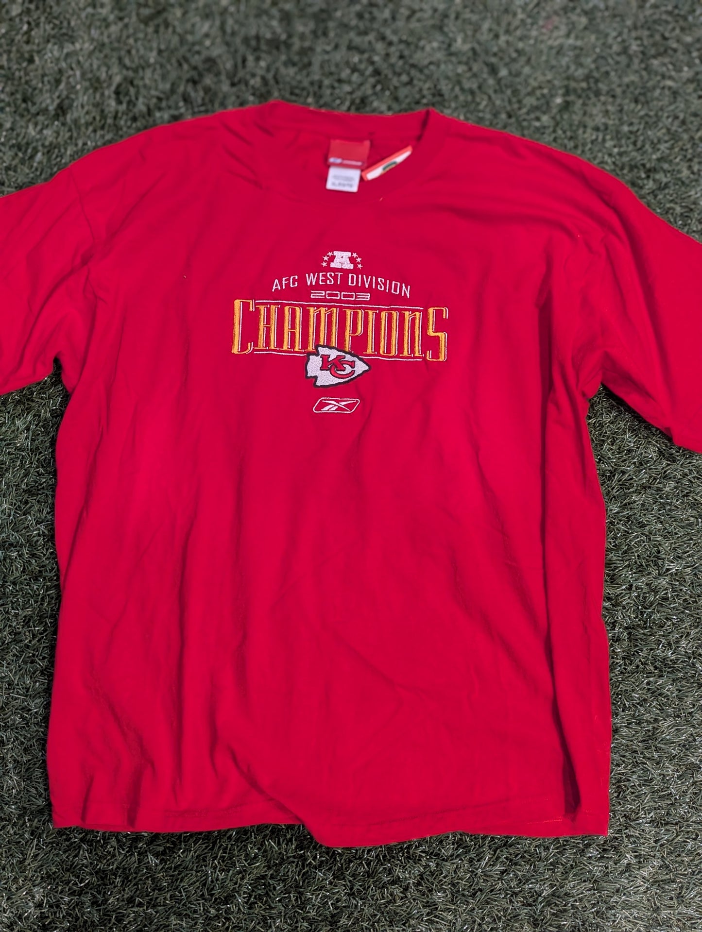 2003 Reebok Kansas City Chiefs tee - XL