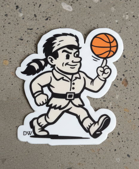 The Strutting Davy Sticker