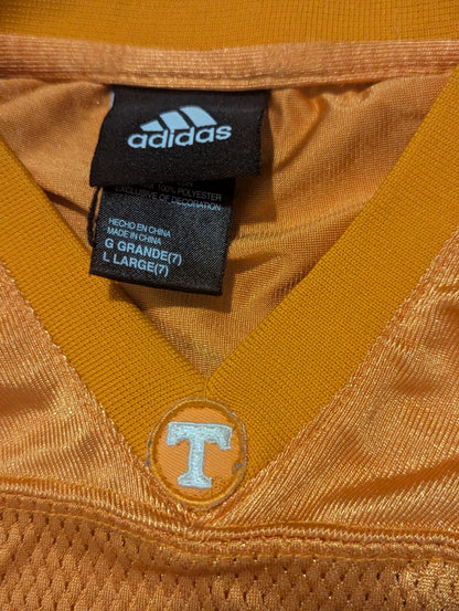 Y2K Adidas Tennessee Volunteers #16 Manning Football Jersey Youth - 7