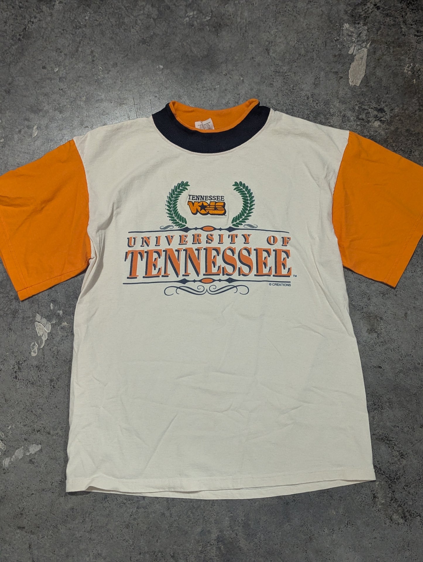 90's CS sportswear University of TN Vols Colorblock tee - L