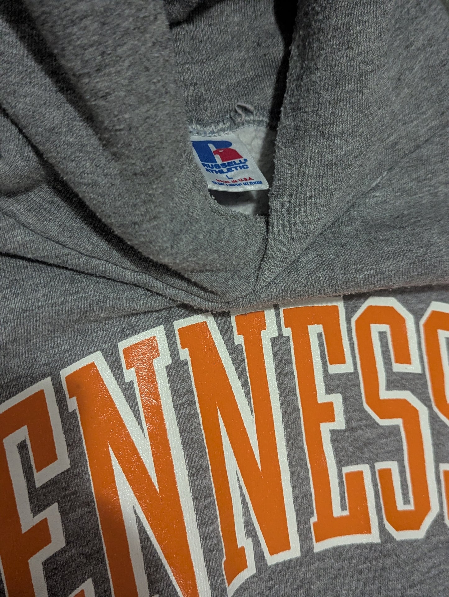 90s Made in USA Russell Athletics TN Hoodie - L