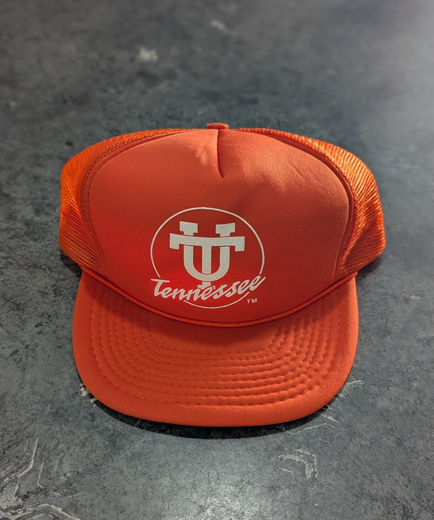 80s/90s UT interlock Logo Foam Trucker hat - Like NEW