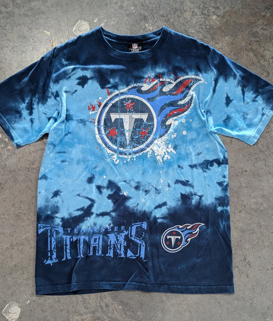 Y2K TN Titans Tie-dyed Tee - L
