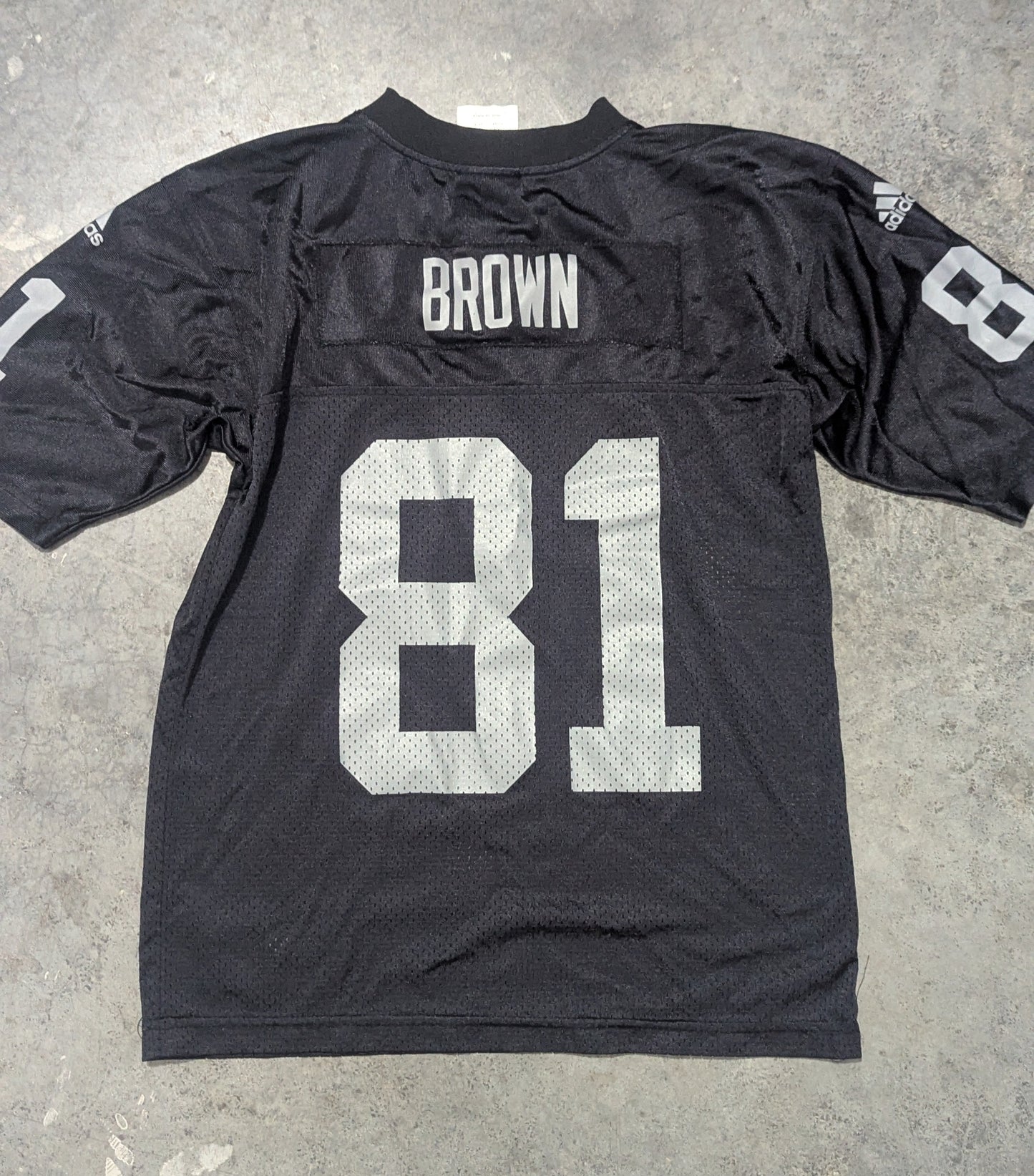 2000's Adidas Tim Brown Raiders Jersey - YM