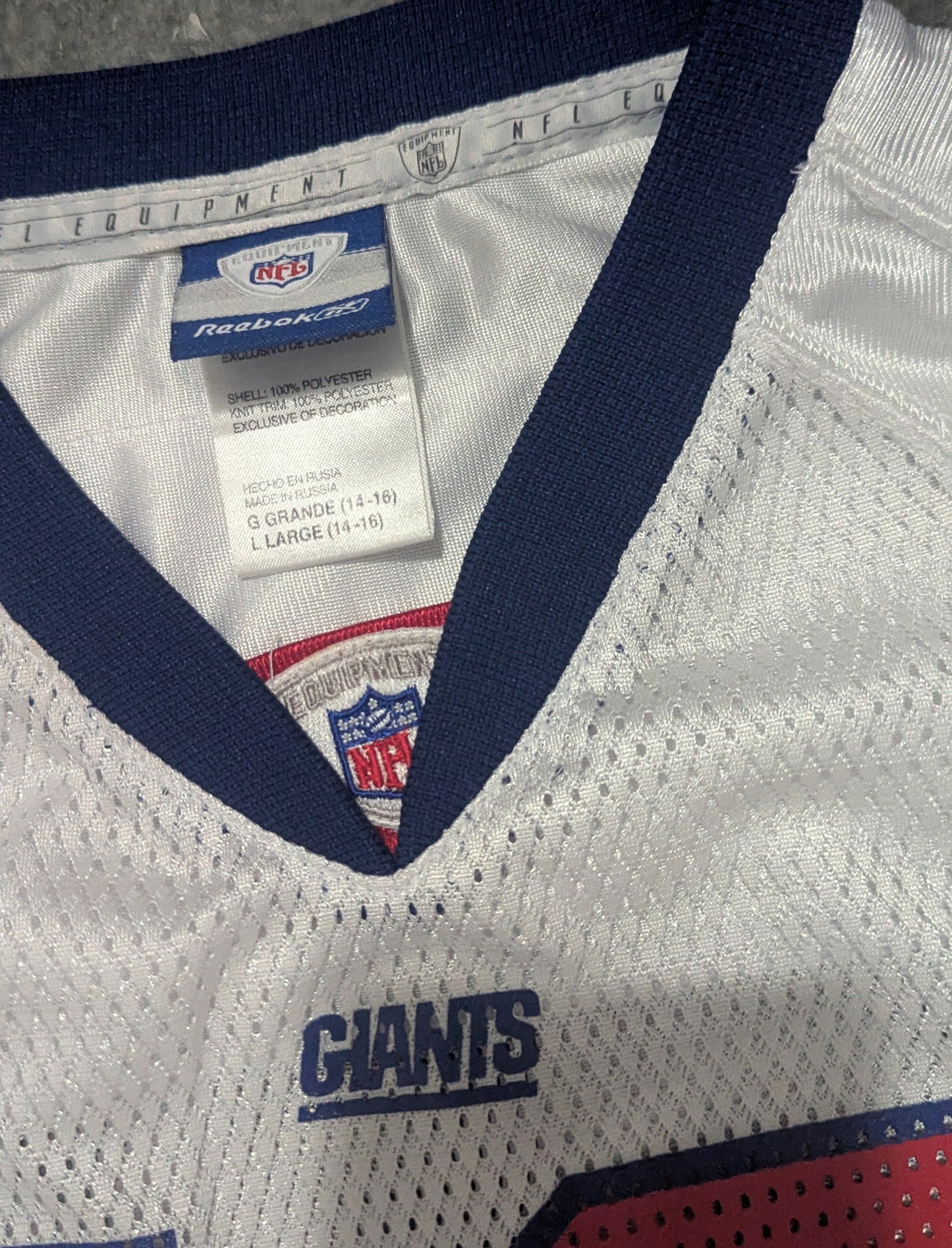 2010's Eli Manning NY Giants Jersey - YL