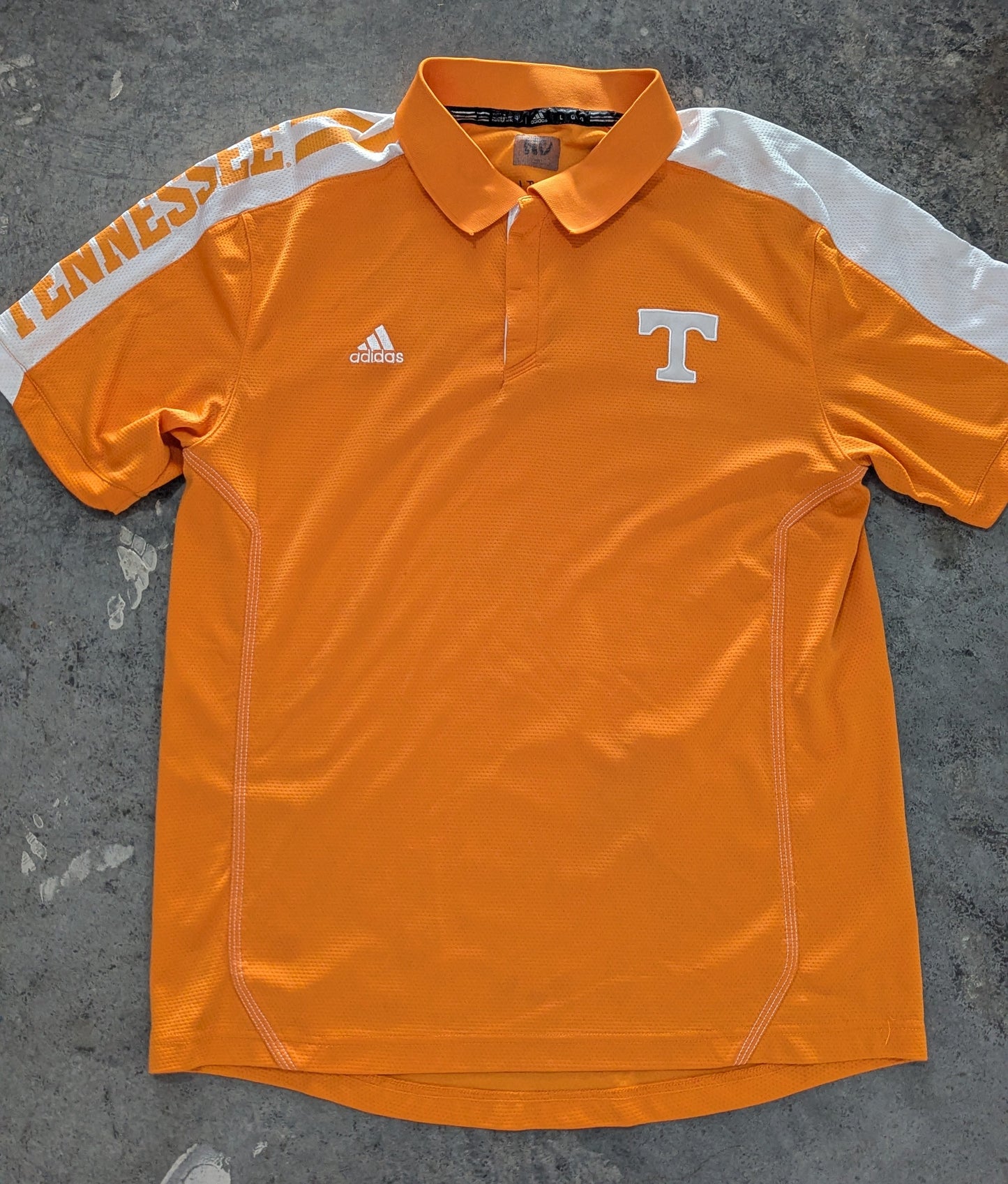 2010's Adidas TN Vols Polo - L