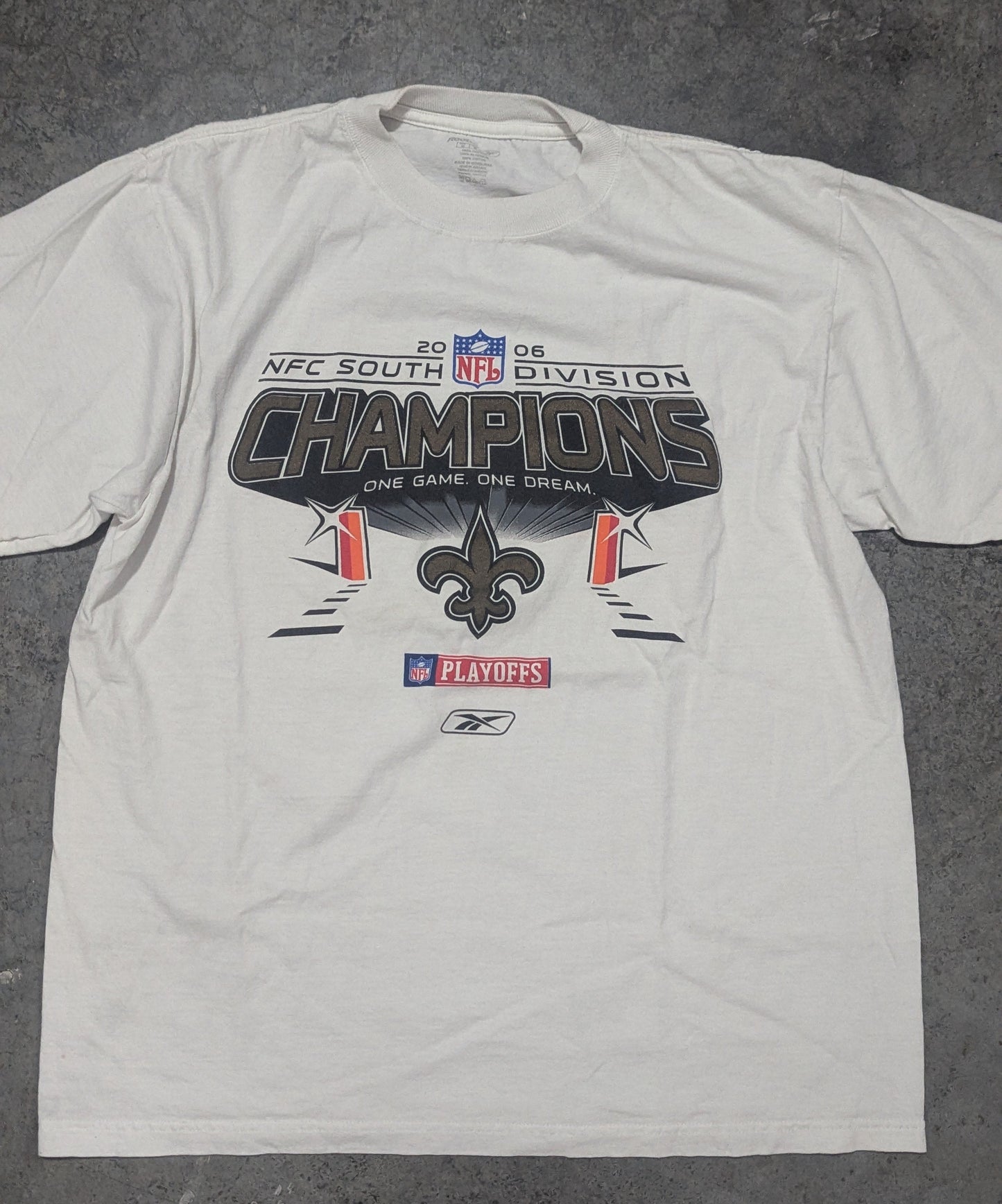 2006 Reebok New Orleans Saints Tee - M