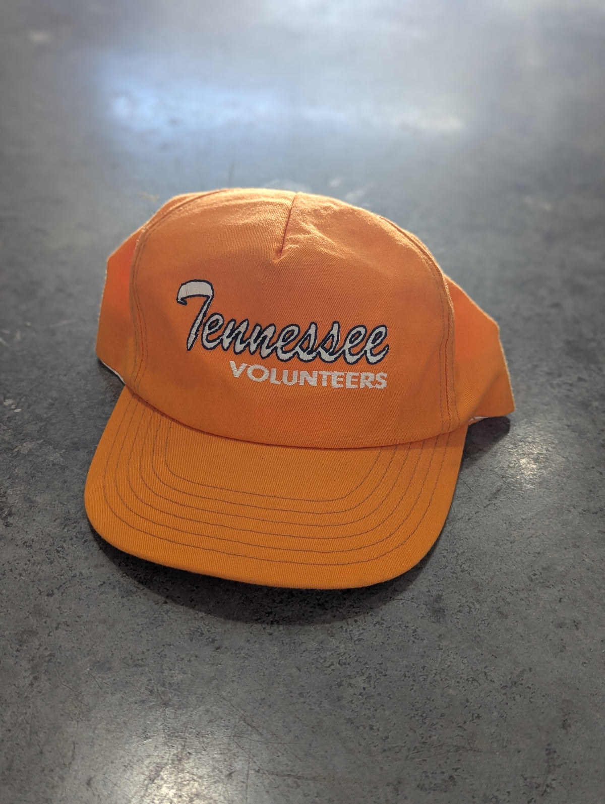 90s Tennessee Volunteers Script Snapback Hat Pro Line Made in USA