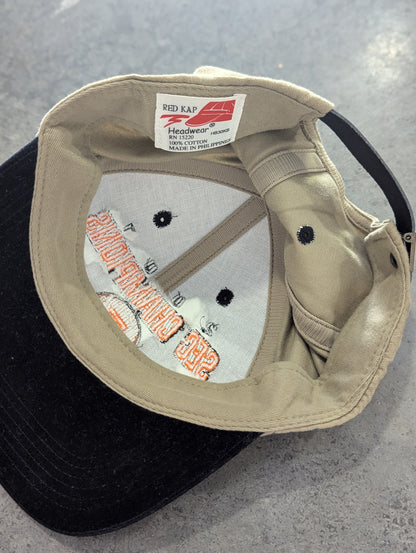 2001 Tennessee Vols SEC Champions Two Tone Leather Strapback hat