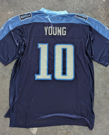 2000's Reebok Vince Young Titans Jersey - L