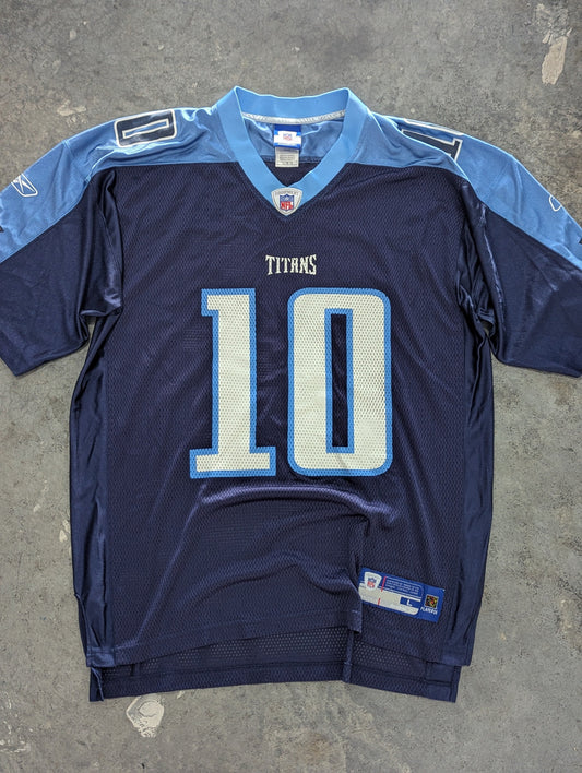 2000's Reebok Vince Young Titans Jersey - L