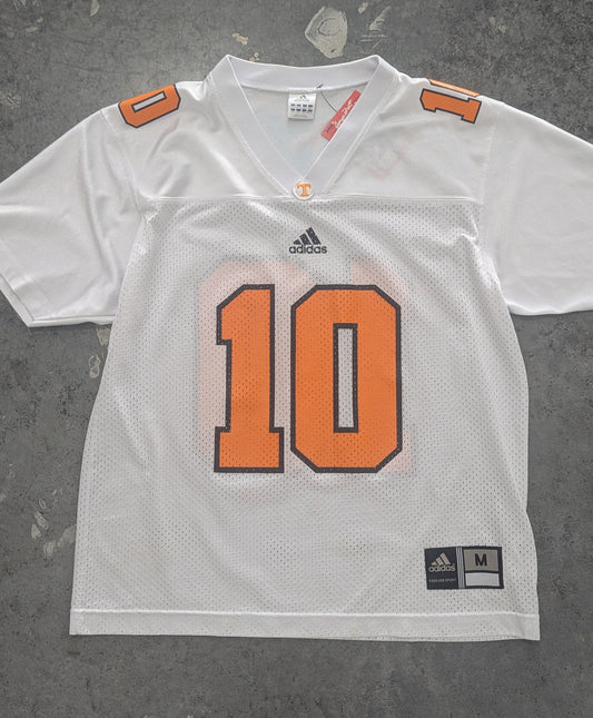 Y2K Adidas Vols White Football Jersey - YM
