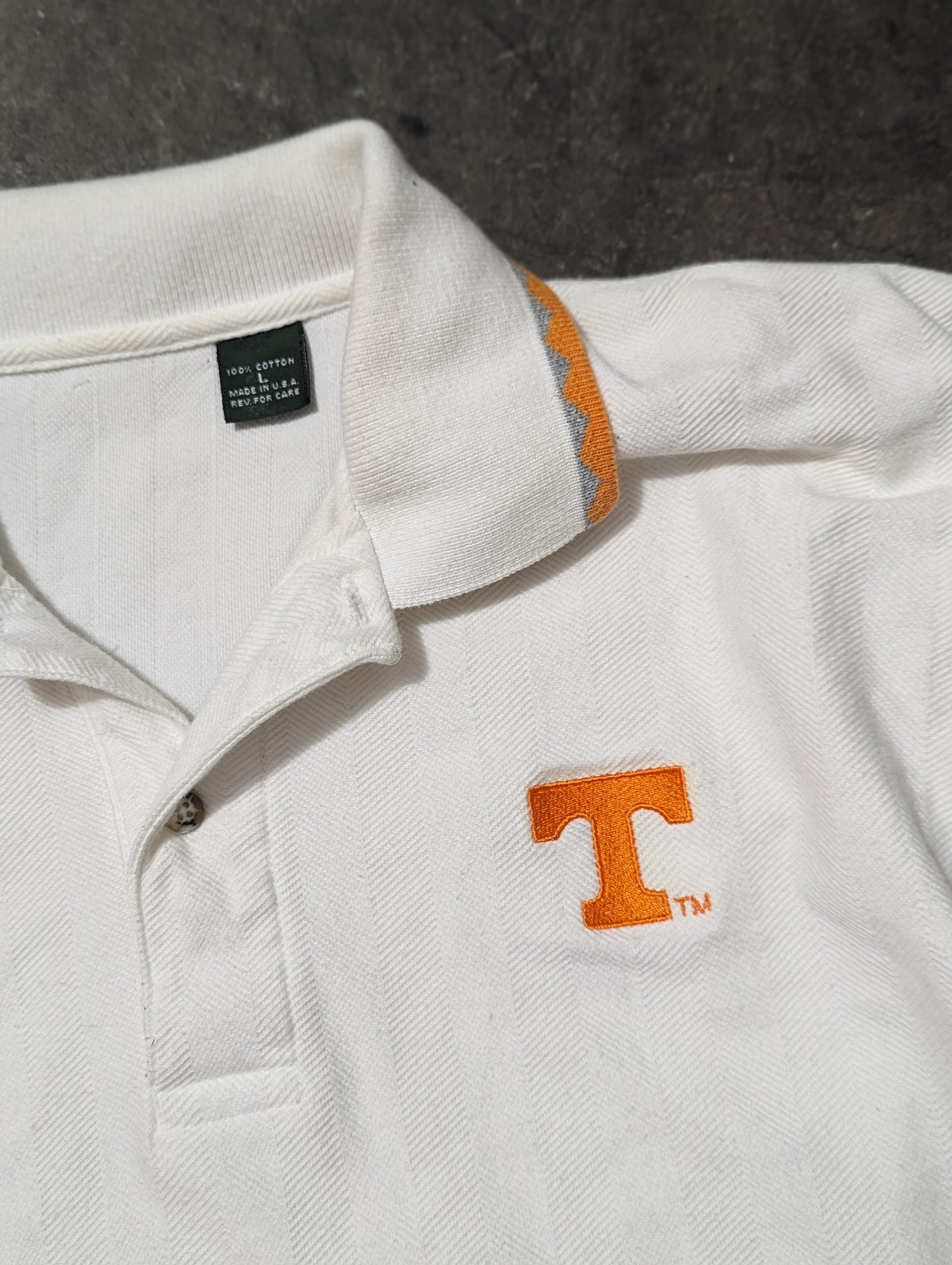 90's TN Vols Colorblock Polo - Large