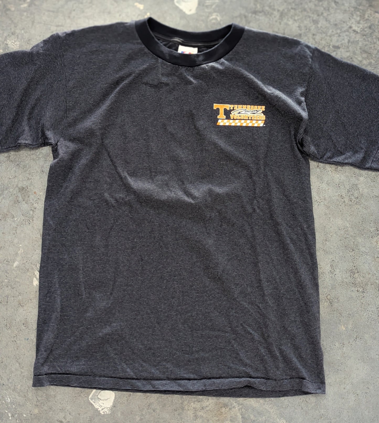 Vintage 90s Sterling Marlin NASCAR Vols Pinstripe Tee - L