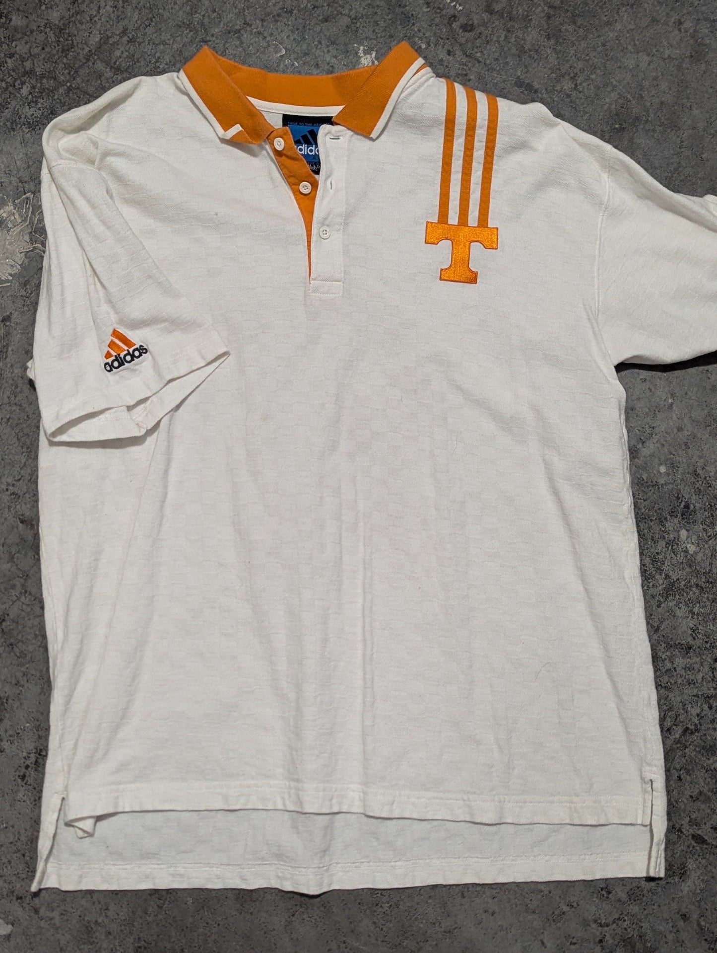 90's Adidas TN Vols Polo - L