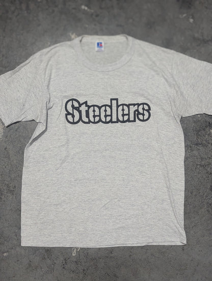 1980's Russell Athletics Made in USA Steelers Tee - L
