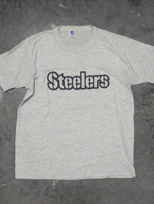 1980's Russell Athletics Made in USA Steelers Tee - L