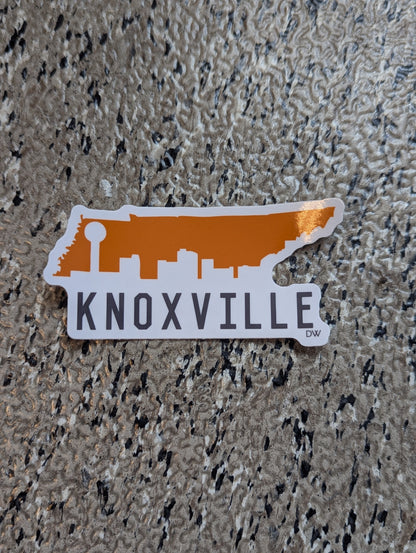 The Knox Skyline Sticker