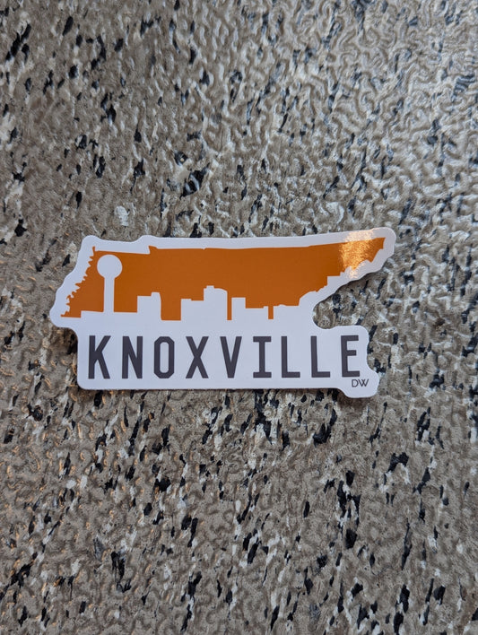 The Knox Skyline Sticker