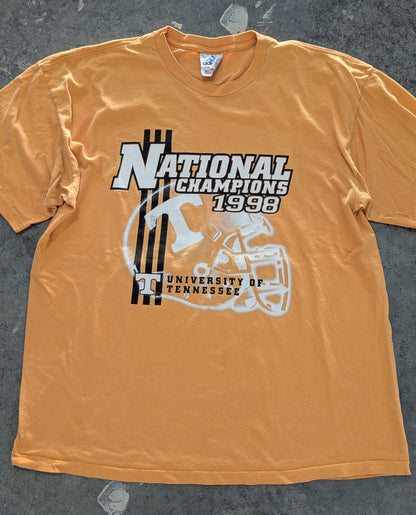 1998 TN Vols Adidas National Champs Tee - L