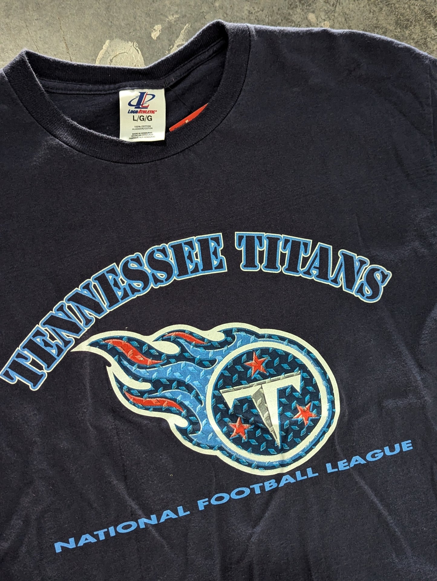 Y2K Logo Athletics TN Titans Tee - L