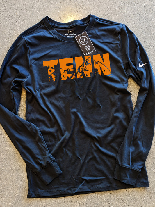 The TENN Mountains Nike Long Sleeve Tee