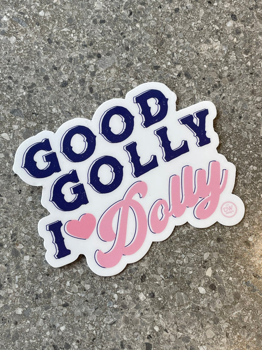 The Golly Dolly Sticker