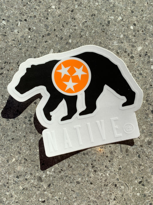The TN Native Black Bear Sticker