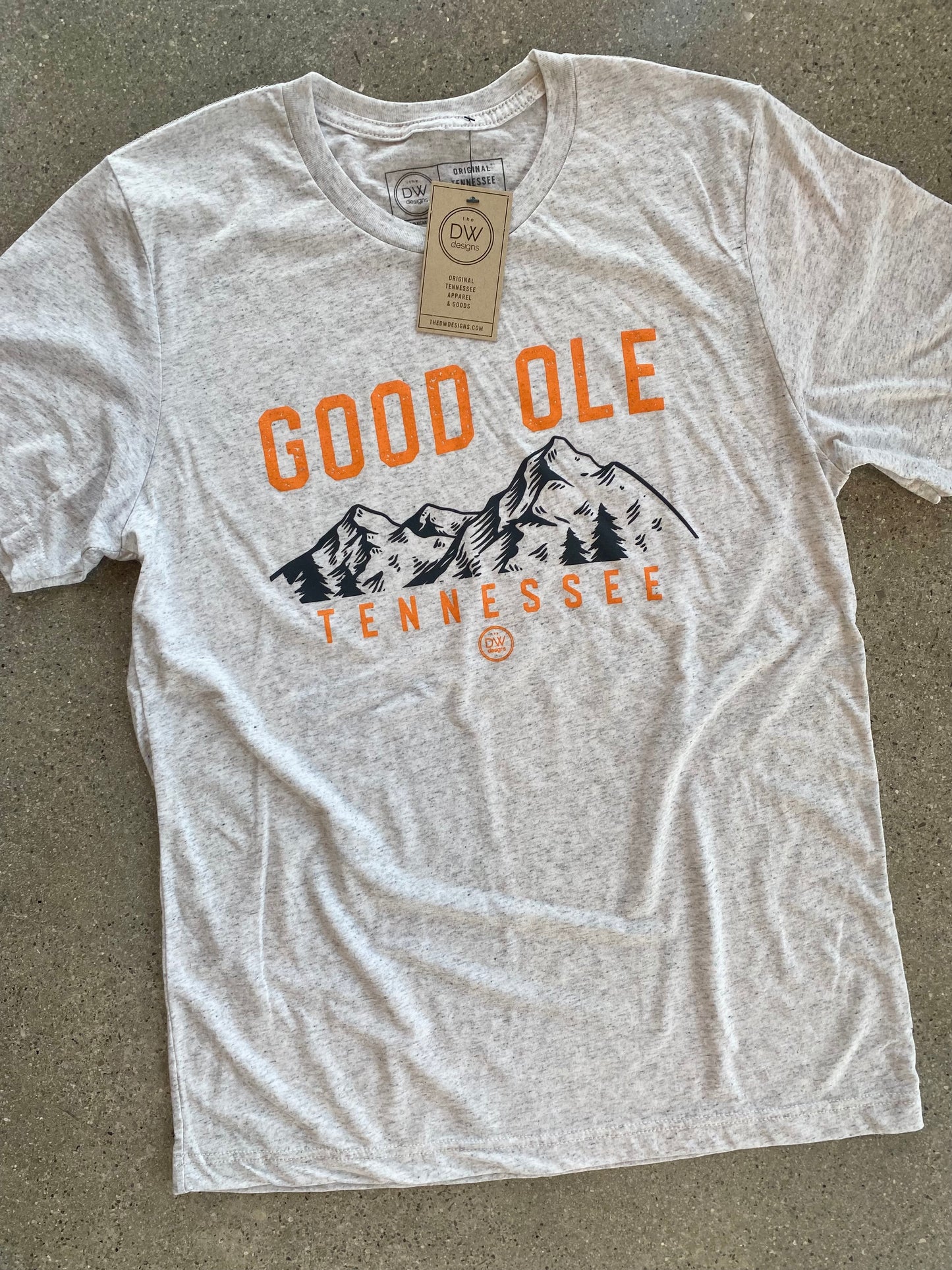 The Good Ole 5.0 Tee - Hthr. White