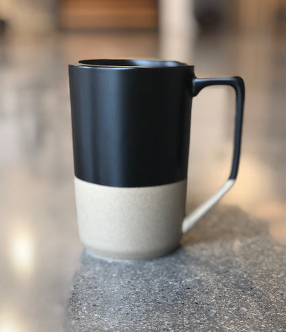 The Minimal Tristar State Ceramic Mug w/ Lid