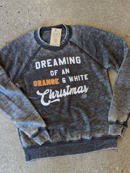 The Orange & White Christmas Sweatshirt