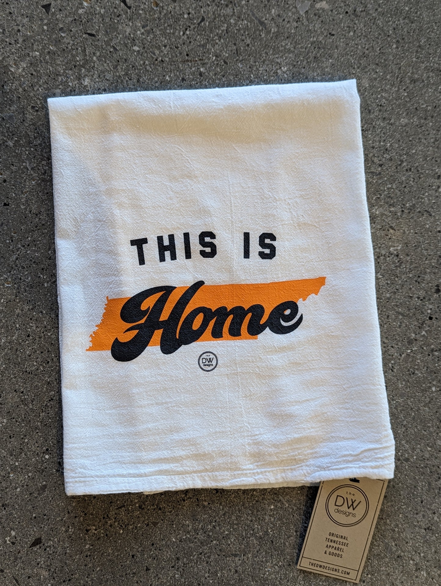 The This is Home Retro Tea Towel (28 x 29)
