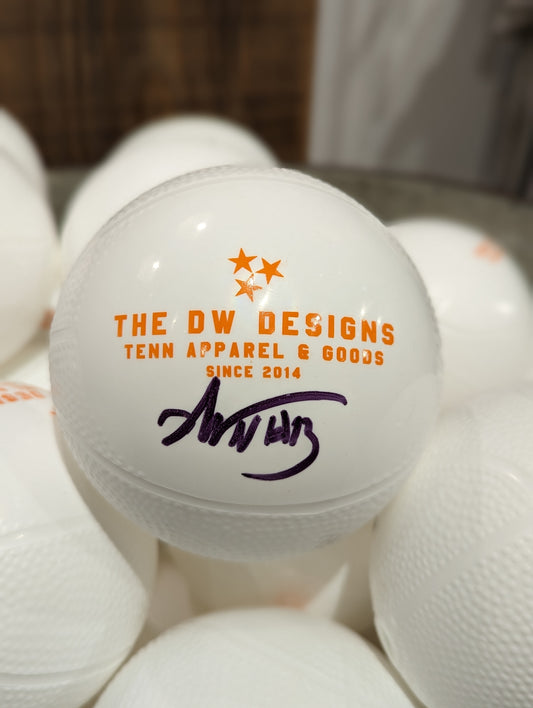 The DW Mini Vinyl Basketball - Signed by Olivier - NIL