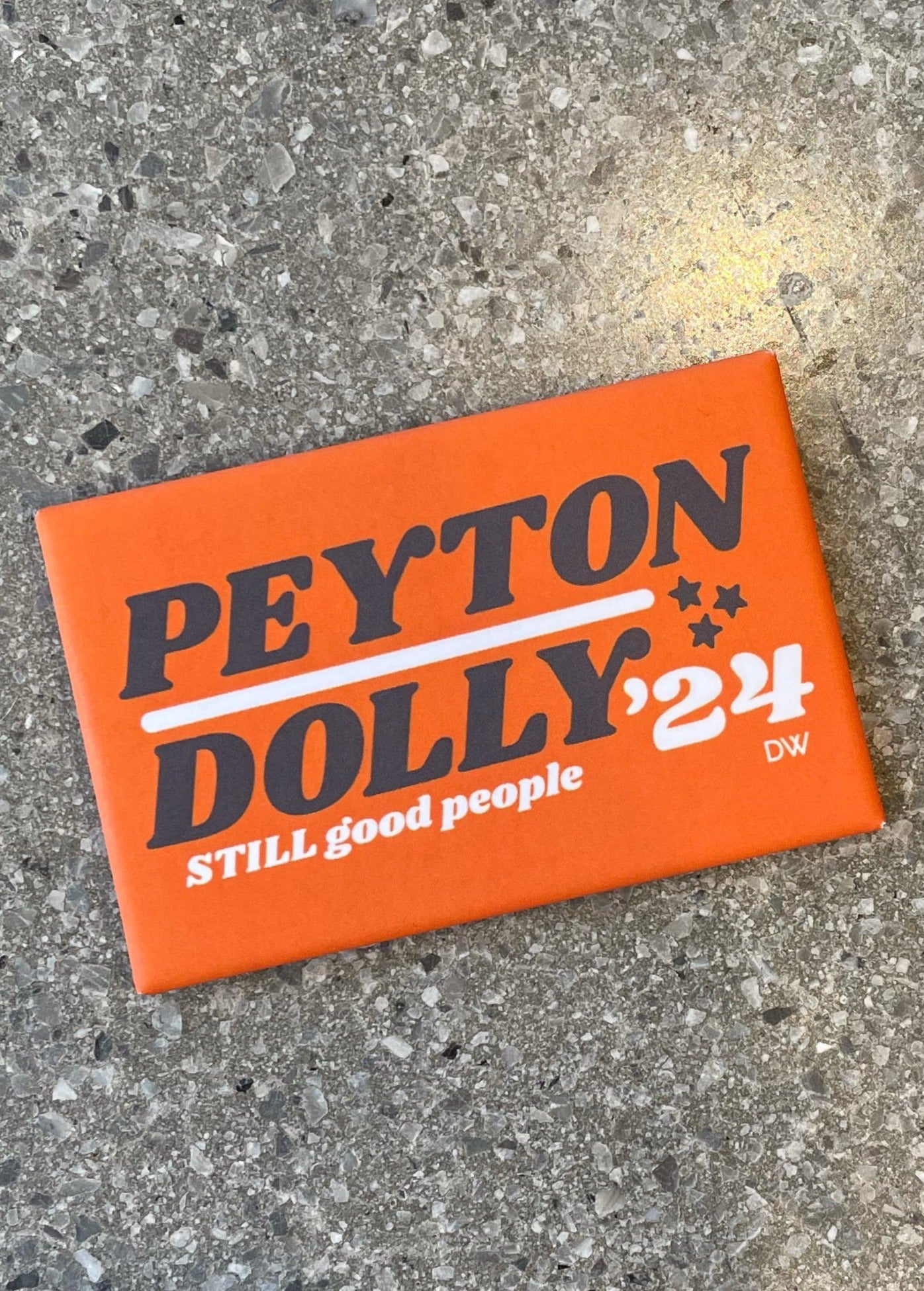 The Peyton Dolly '24 Magnet - Orange